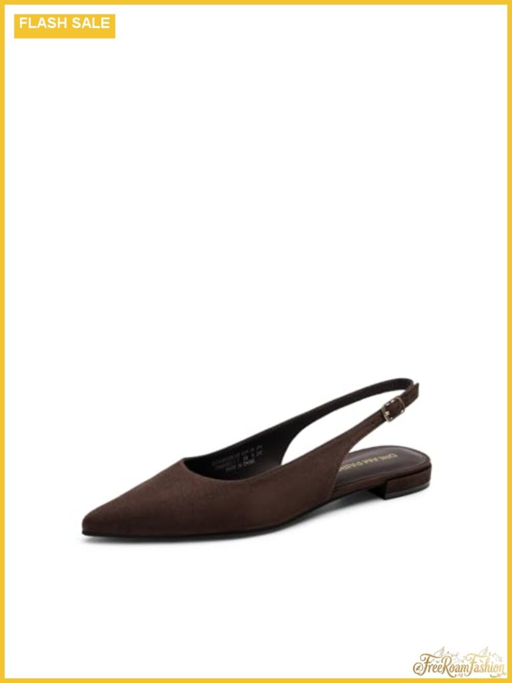Women's Slingback Pointed Toe Ballet Flats